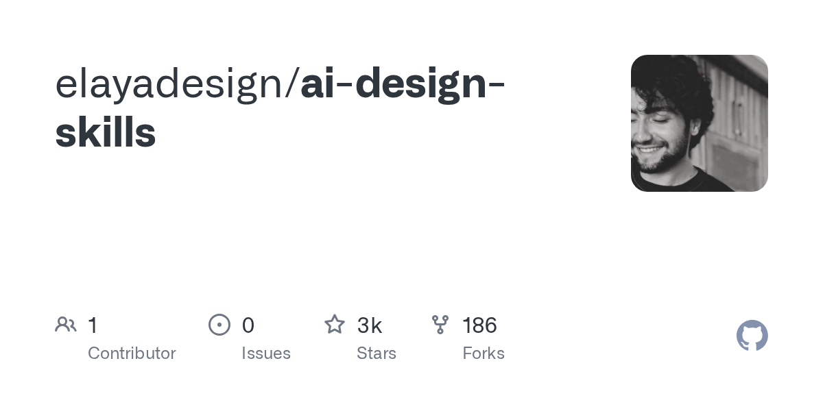 Contribute to elayadesign/ai-design-skills development by creating an account on GitHub.
